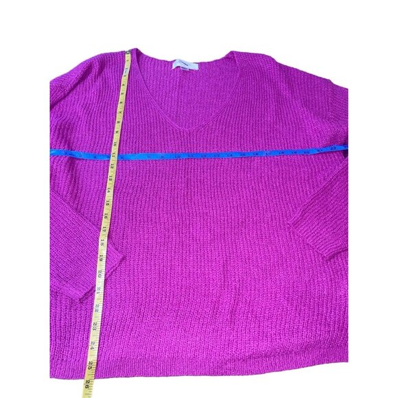 A BEAUTIFUL SOUL by Altar'd State Womens Plus Size 1X (A) V-Neck Fuchsia - Picture 7 of 12